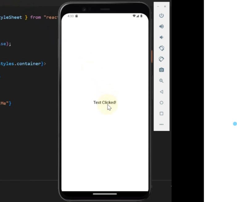 Clickable Text Area-with in React Native
